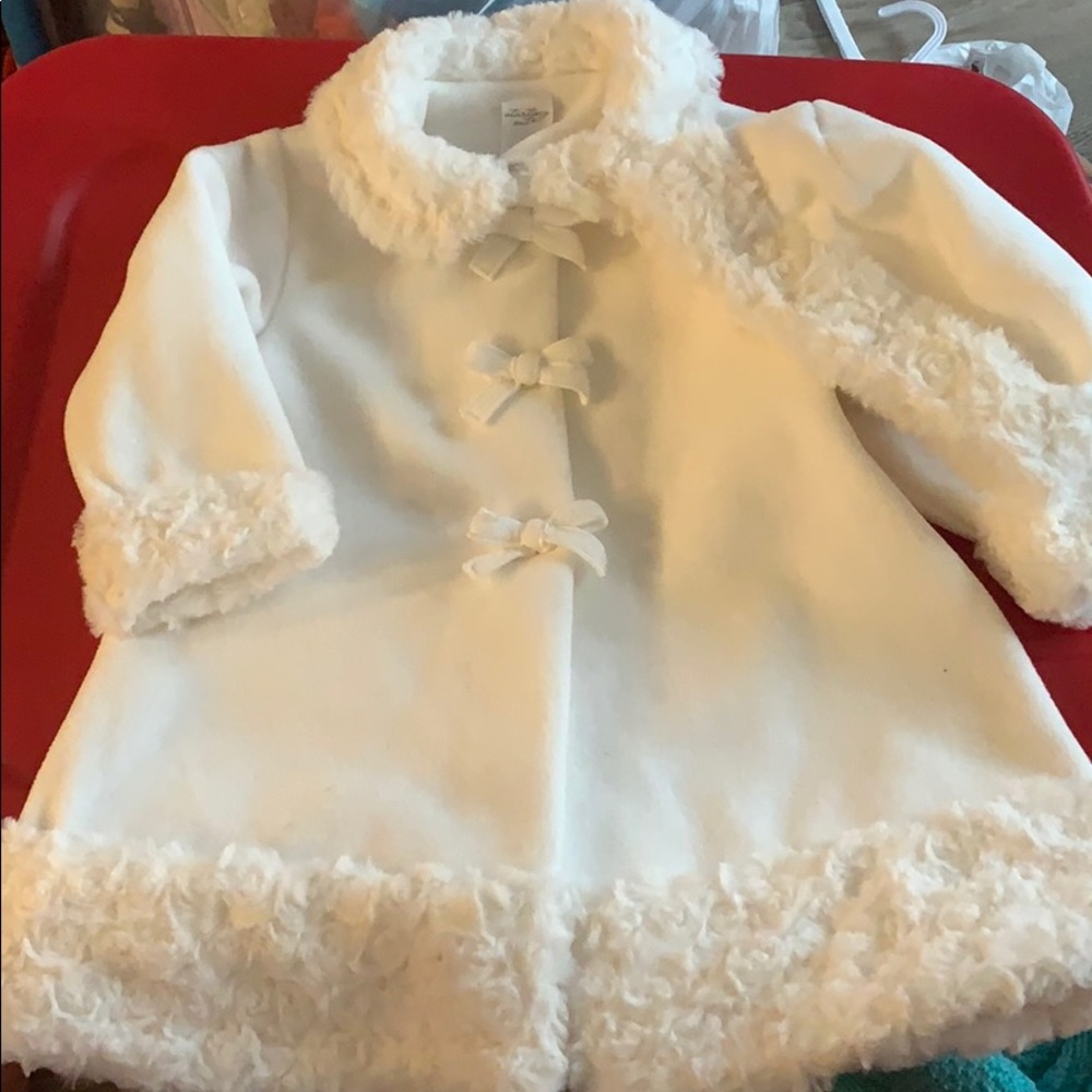 Starting Out white winter coat